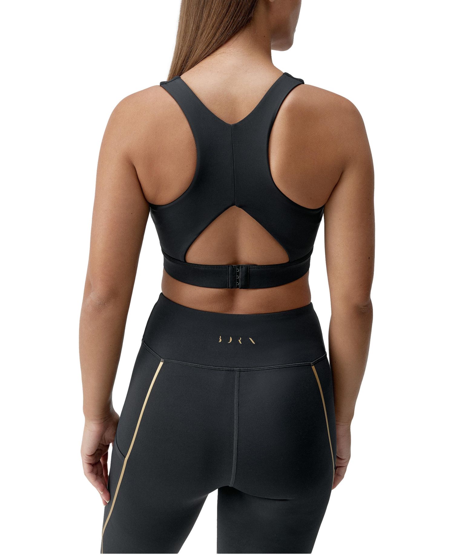 Women's Gold Medium Support Performance Sport Top