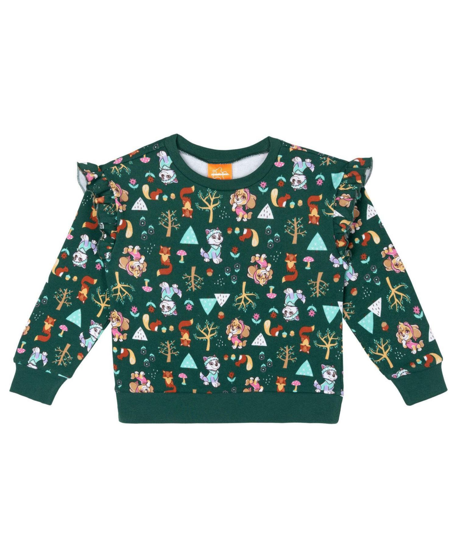 Girls' 4-16 Long Sleeve Fleece-Blend Sweatshirt and Joggers, 2-Piece Set