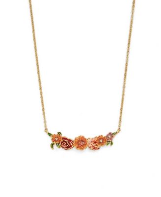 Eve Floral Choker Necklace in Gold