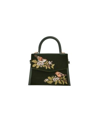 Eliza Wren Embroidered Top handle bag