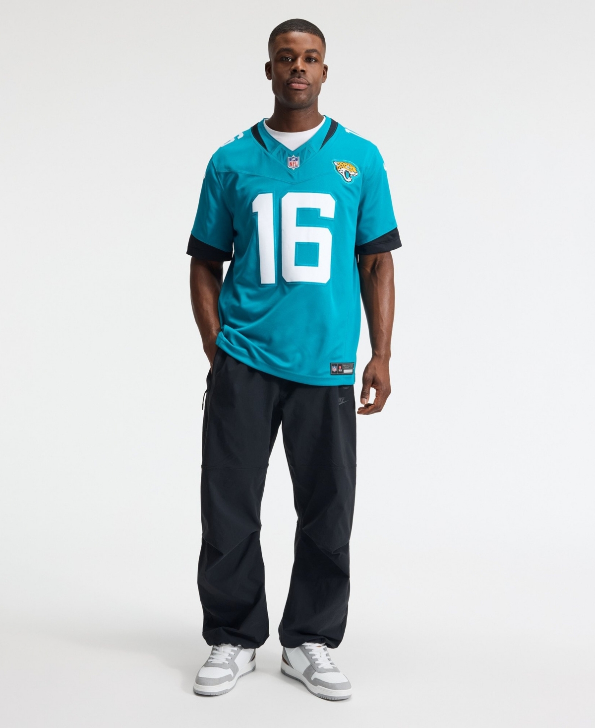 Nike Men's Trevor Lawrence Teal Jacksonville Jaguars Vapor F.u.s.e. Stitched Limited Jersey