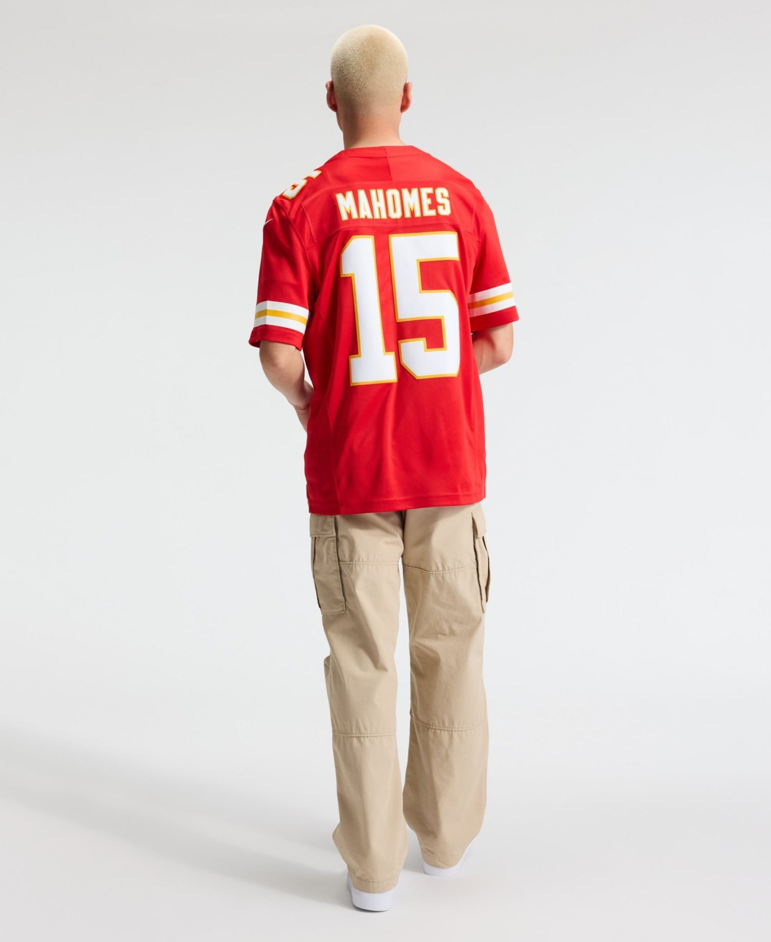 Men's Patrick Mahomes Red Kansas City Chiefs Vapor F.U.S.E. Stitched Limited Jersey