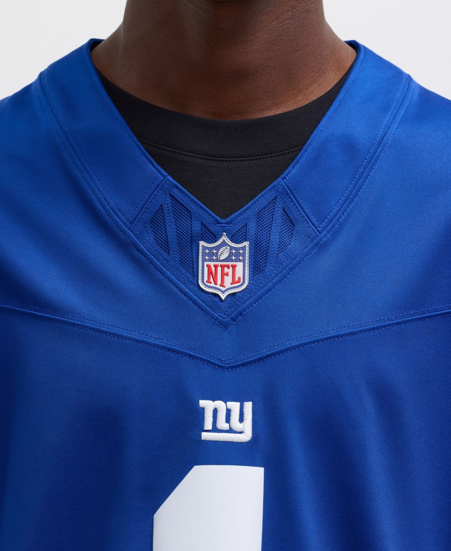 Men's Malik Nabers Royal New York Giants Vapor F.U.S.E. Limited Jersey