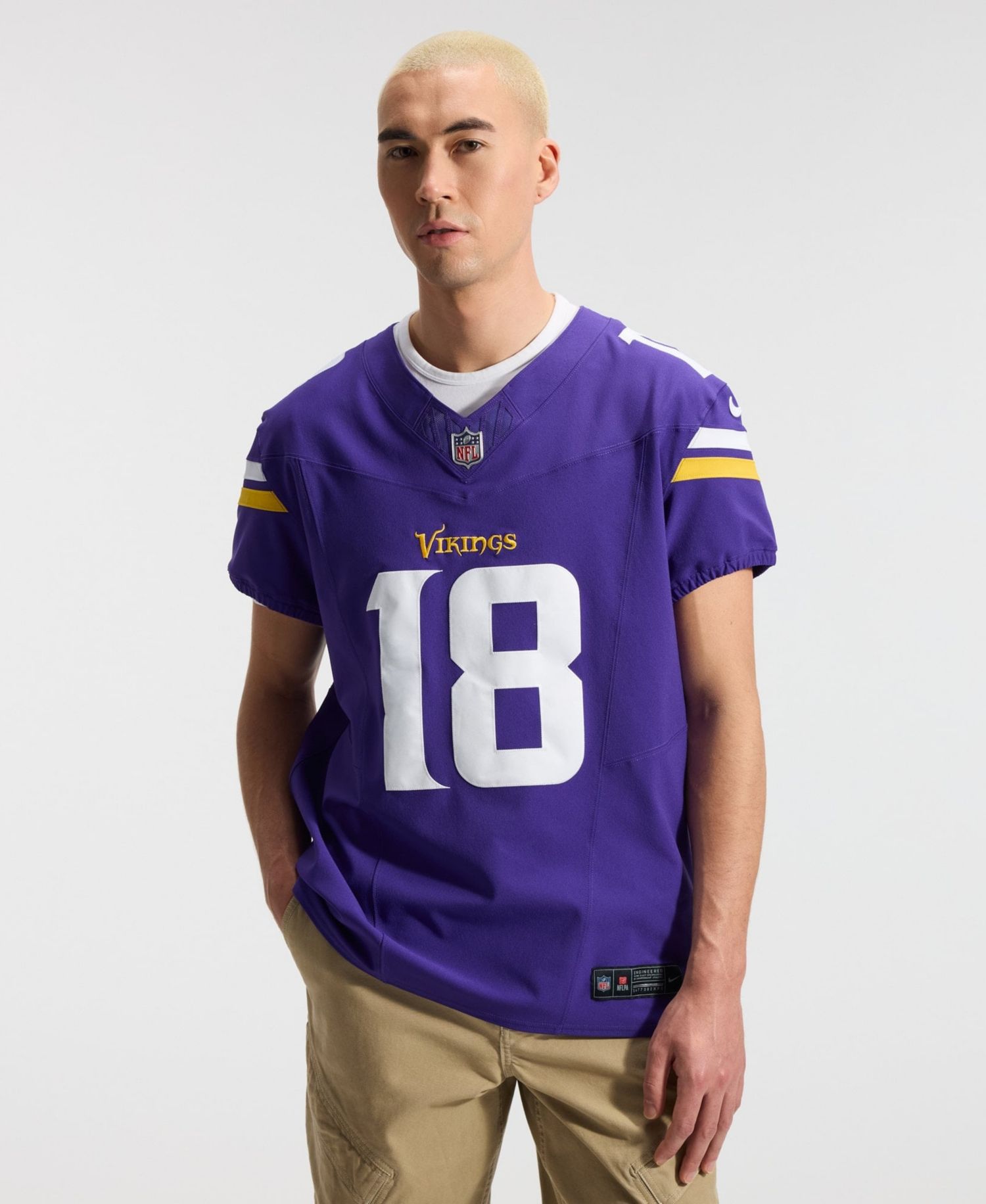 Men's Justin Jefferson Minnesota Vikings Alternate Vapor F.U.S.E. Elite Jersey