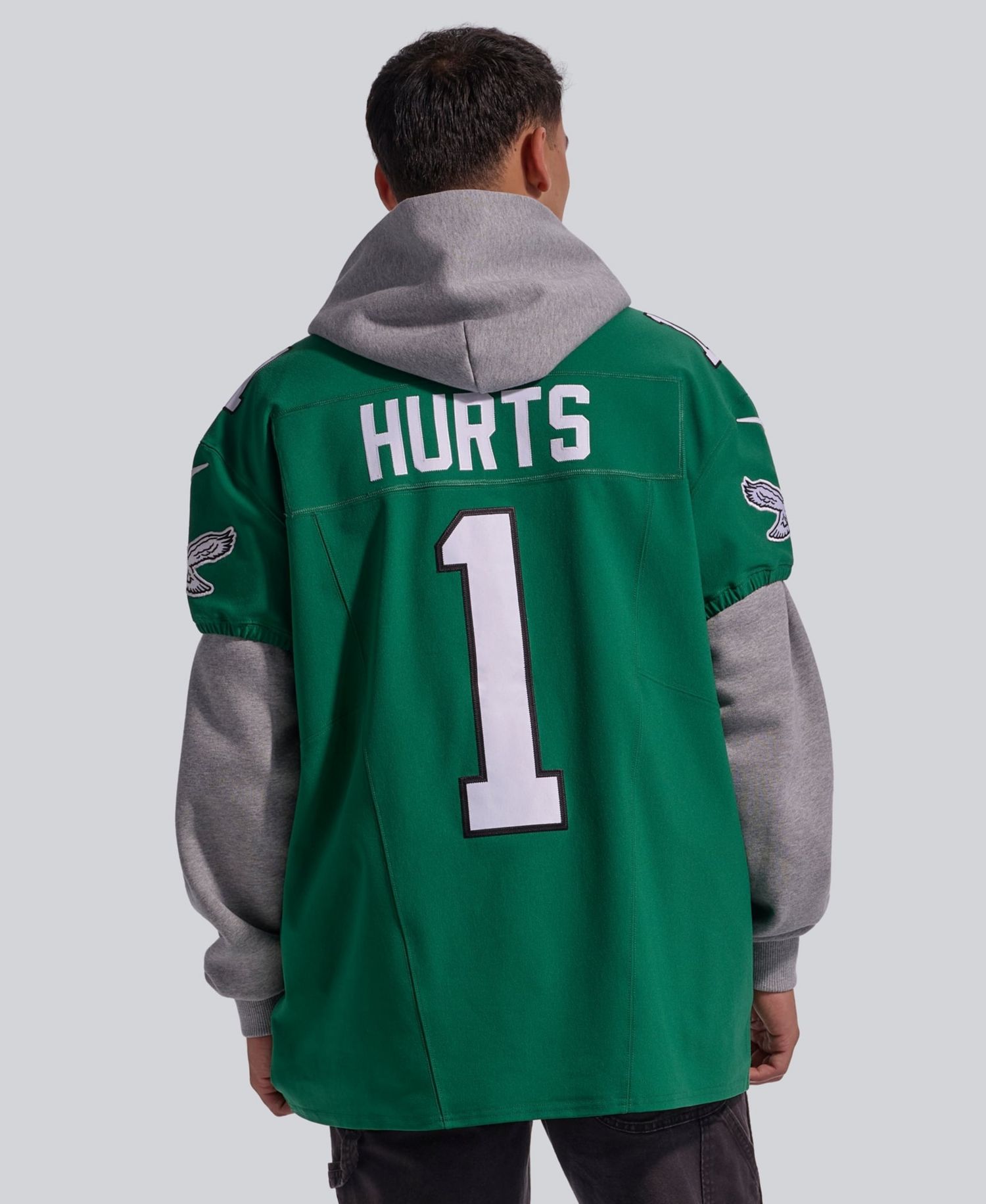 Men's Jalen Hurts Kelly Philadelphia Eagles Alternate Vapor F.U.S.E. Elite Jersey