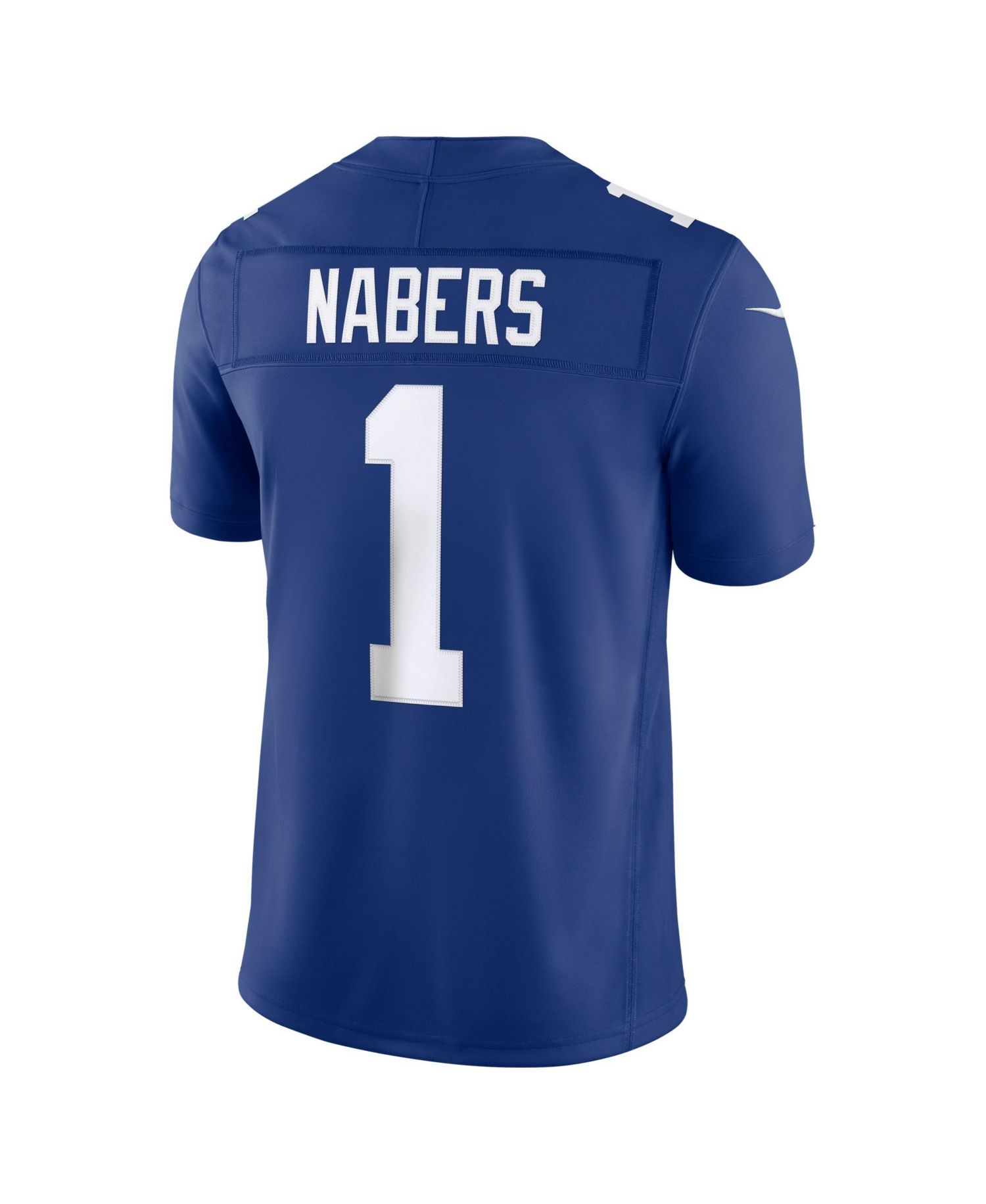 Men's Malik Nabers Royal New York Giants Vapor F.U.S.E. Stitched Limited Jersey
