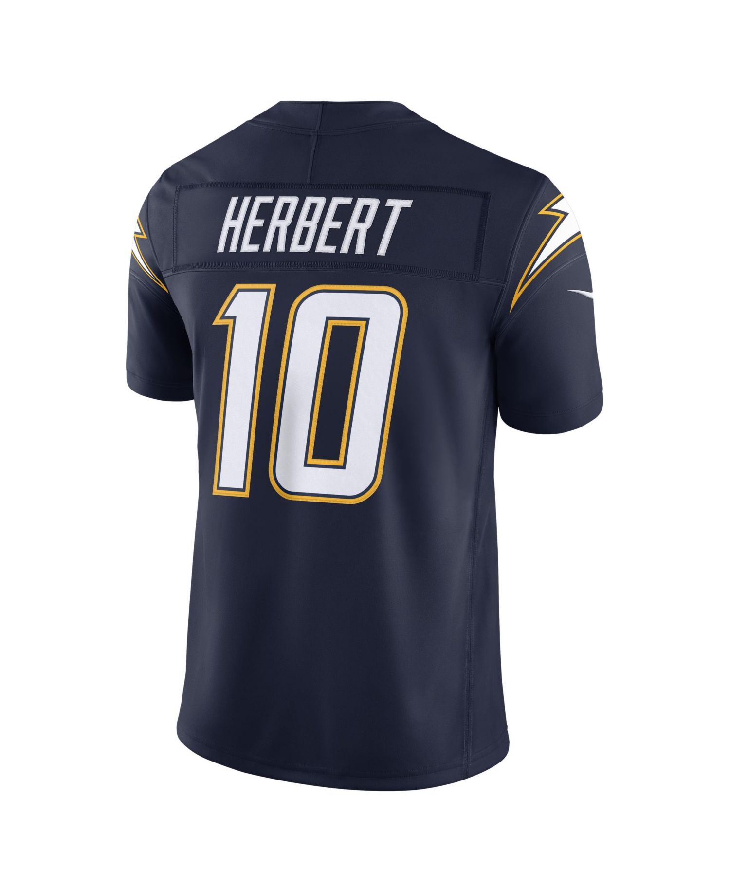 Men's Justin Herbert Navy Los Angeles Chargers Alternate Super Chargers Vapor F.U.S.E. Stitched Limited Jersey