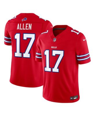 Men's Josh Allen Red Buffalo Bills Alternate Vapor F.U.S.E. Stitched Limited Jersey
