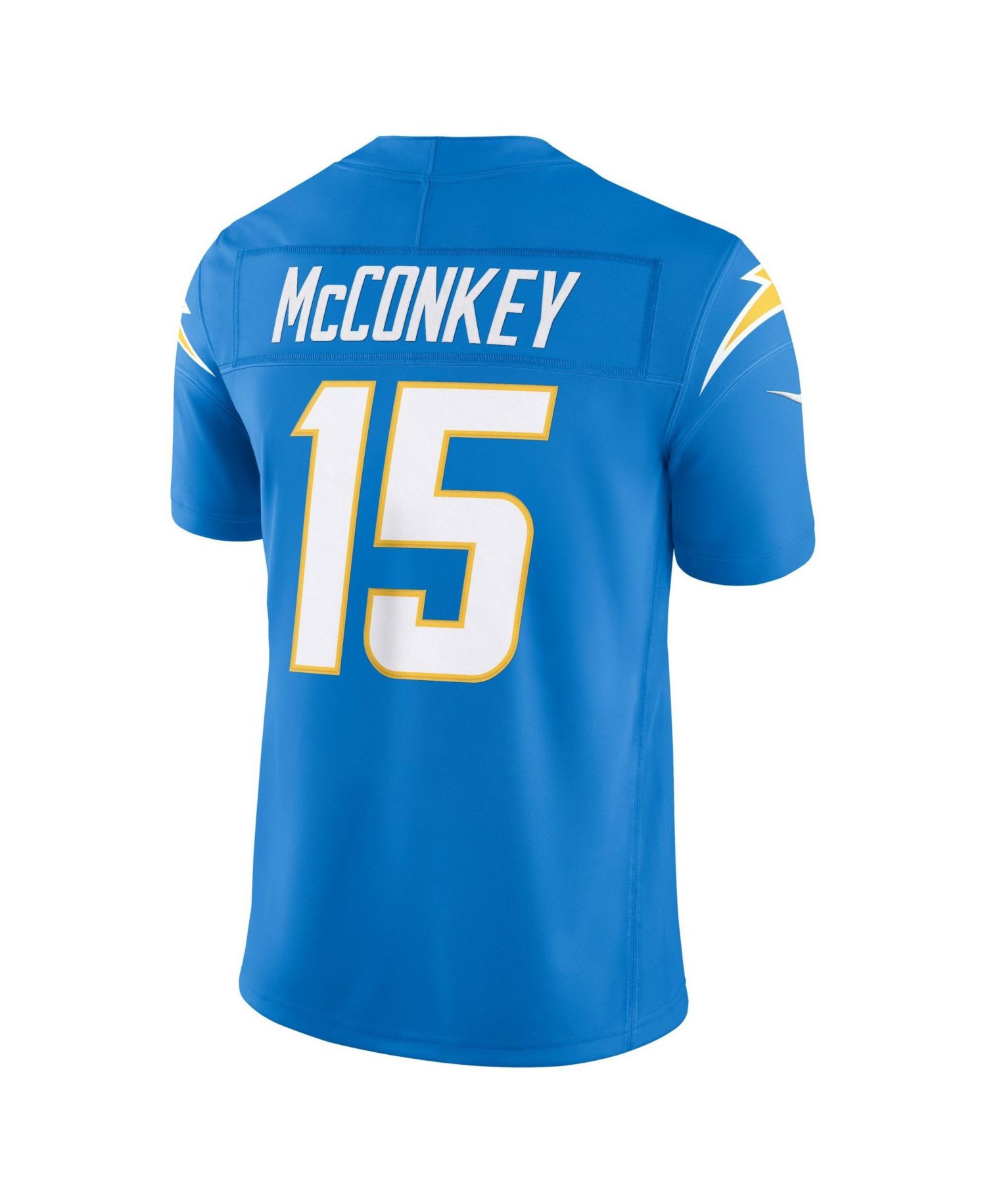 Men's Ladd McConkey Powder Blue Los Angeles Chargers Vapor F.U.S.E. Stitched Limited Jersey