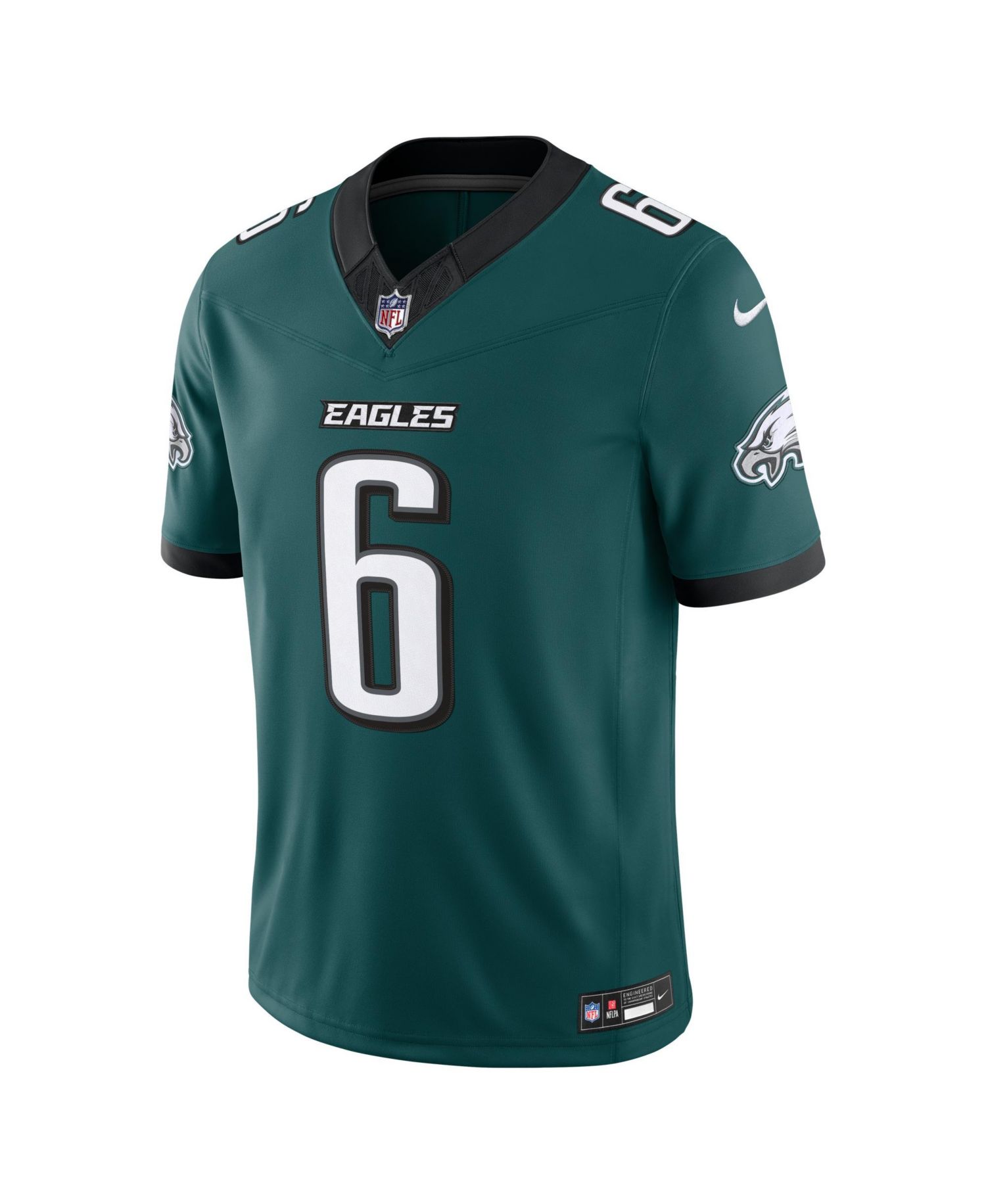 Men's DeVonta Smith Midnight Green Philadelphia Eagles Vapor F.U.S.E. Stitched Limited Jersey