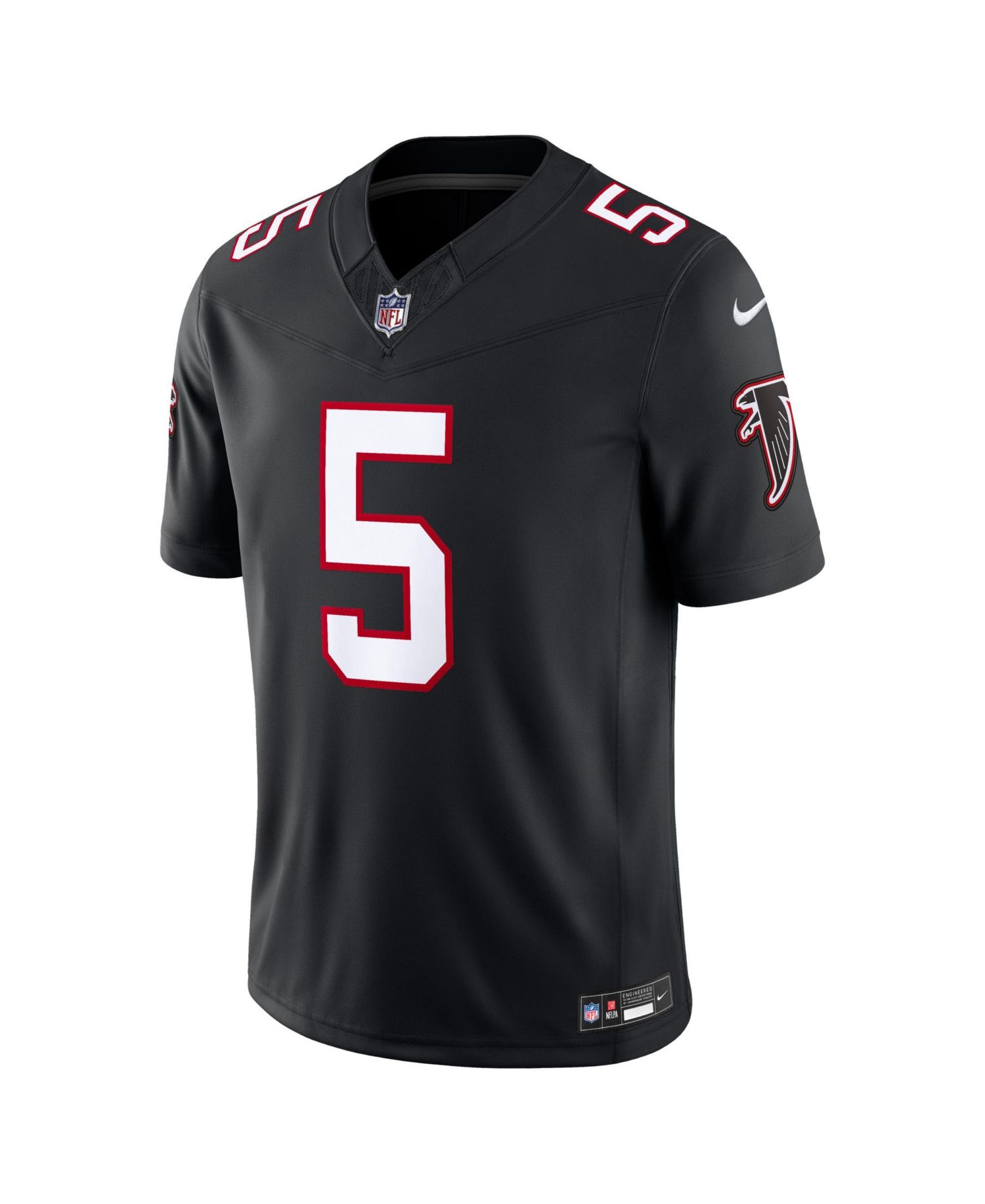 Men's Drake London Black Atlanta Falcons Alternate Throwback Vapor F.U.S.E. Stitched Limited Jersey