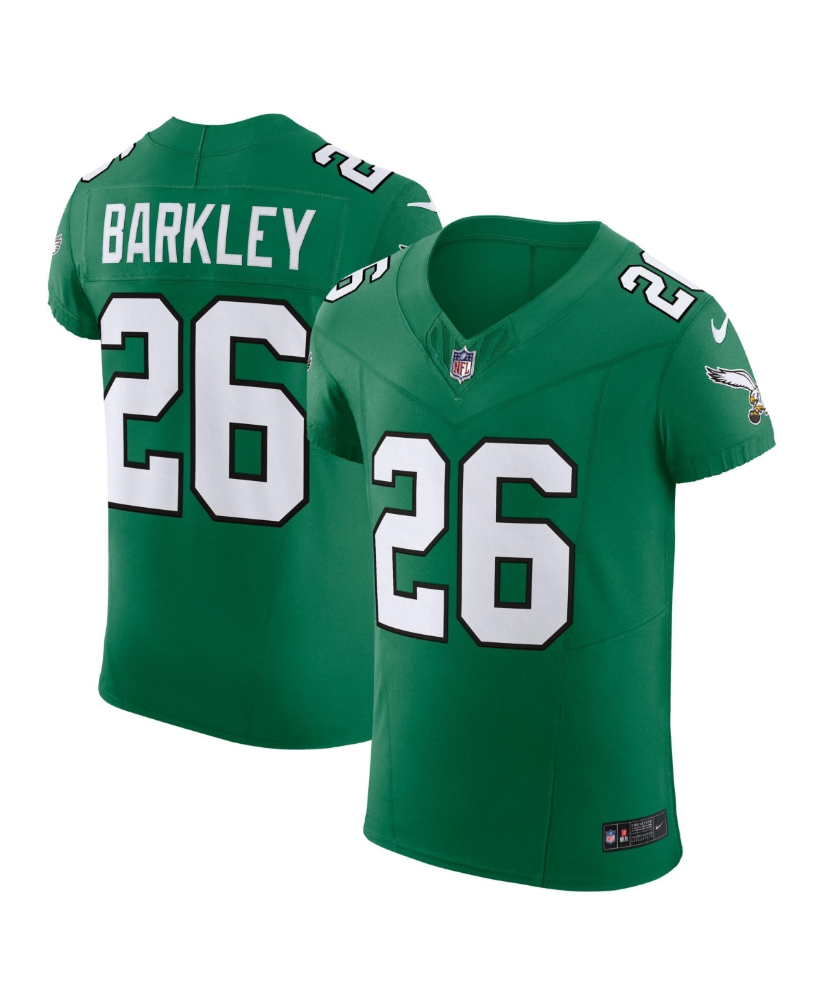 Nike Men's Saquon Barkley Kelly Green Philadelphia Eagles Alternate Vapor F.u.s.e. Elite Jersey