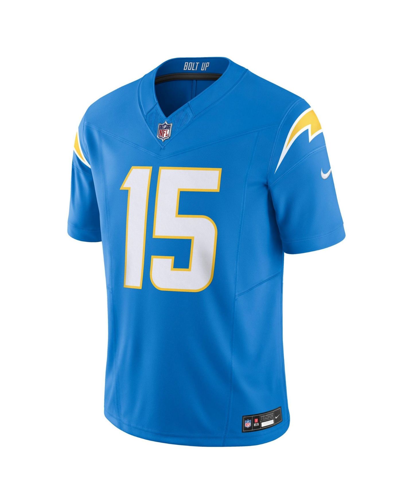 Мужской топ Nike Ladd McConkey Powder Blue Los Angeles Chargers Team Vapor F.U.S.E. Limited Jersey — фото 3