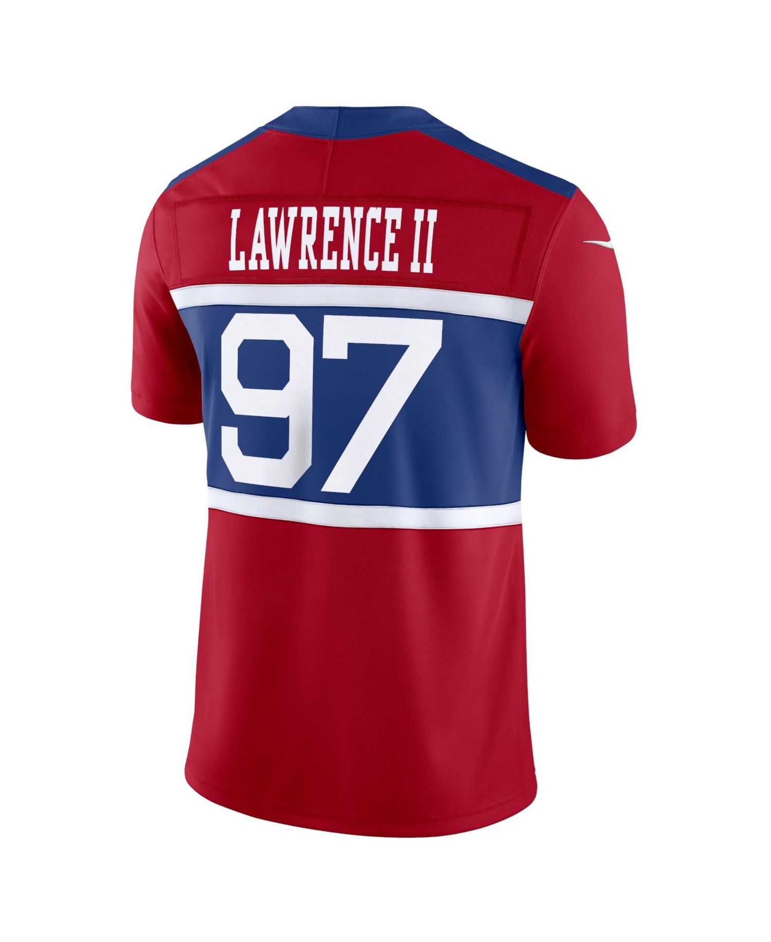 Men's Dexter Lawrence II Century Red New York Giants Alternate Vapor F.U.S.E. Limited Jersey