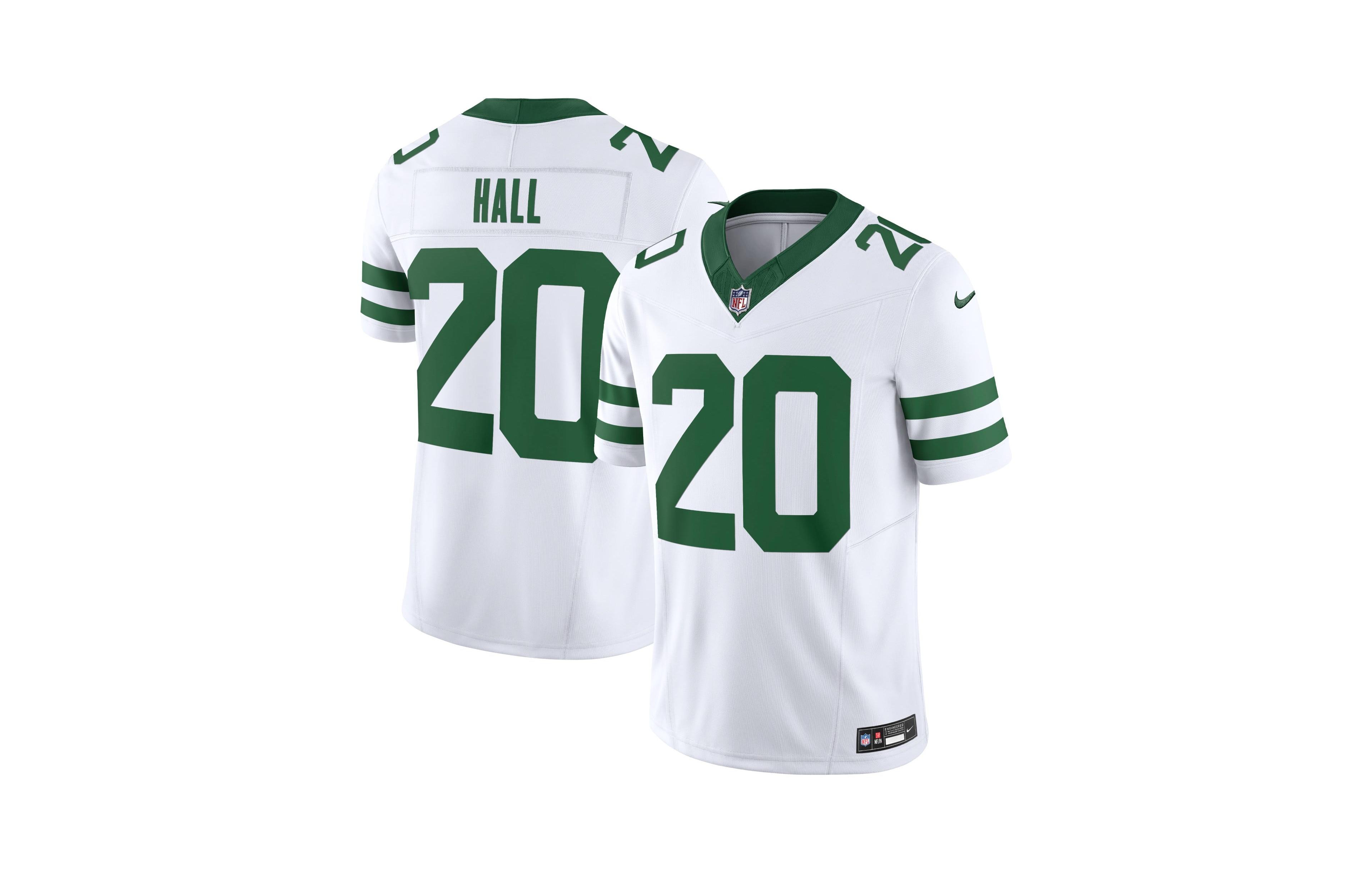 Nike Men's Breece Hall Legacy New York Jets Vapor F.u.s.e. Limited Jersey