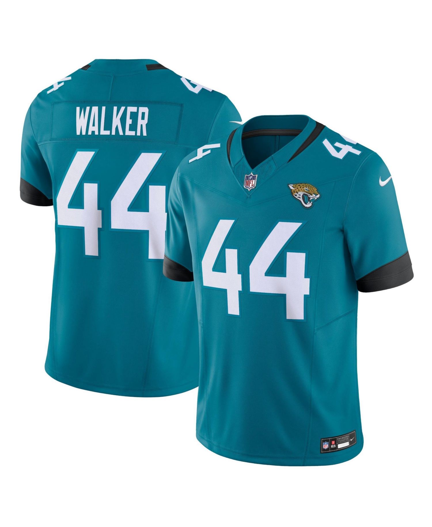 Men's Travon Walker Teal Jacksonville Jaguars Vapor F.U.S.E. Limited Jersey
