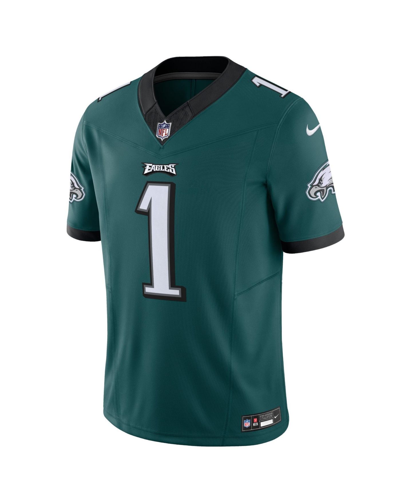 Мужской топ Nike Jalen Hurts Philadelphia Eagles Vapor F.U.S.E. Limited Jersey, цвет: Зелёный — фото 3