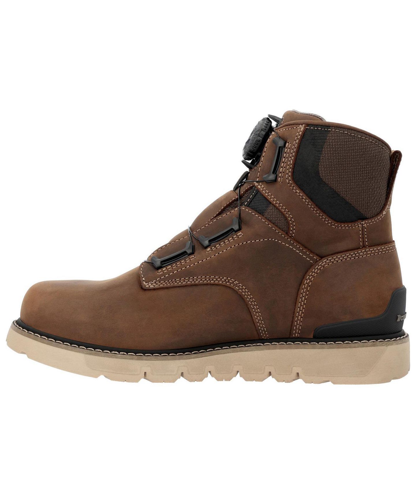 Мужские рабочие ботинки Georgia Boot Carbon Flex 6" Boa Wedge, цвет: Коричневый — фото 2