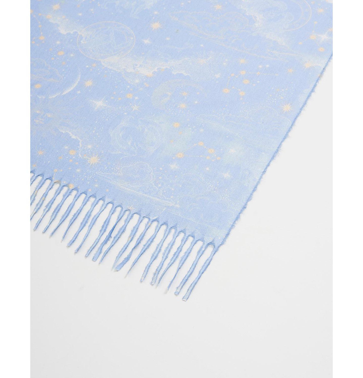 Женский шарф Fable England Zodiac Long Fringed — фото 4