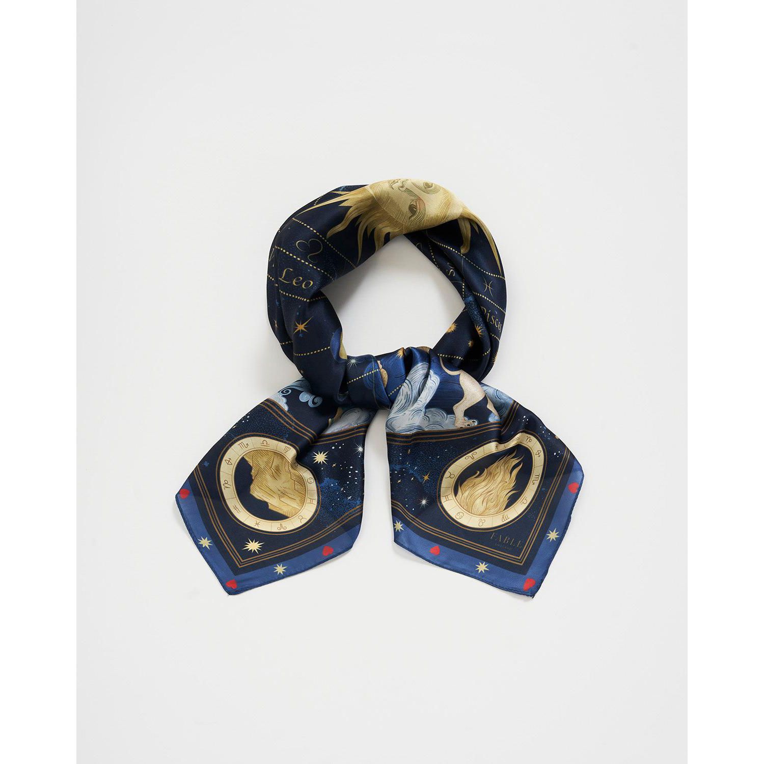 Women's Zodiac Medium Square Scarf