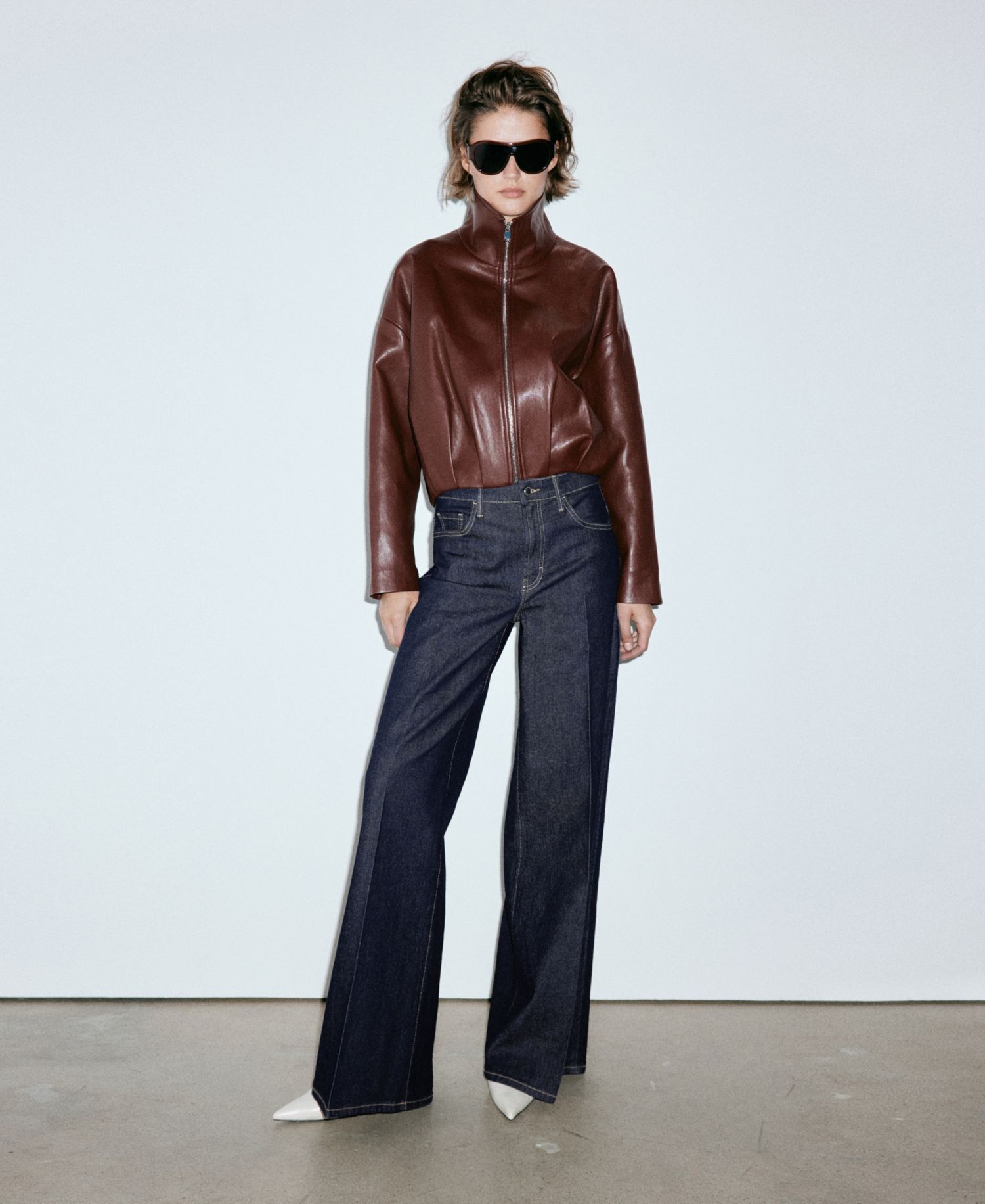 Women's Elise High-Waisted Wide-Leg Jeans