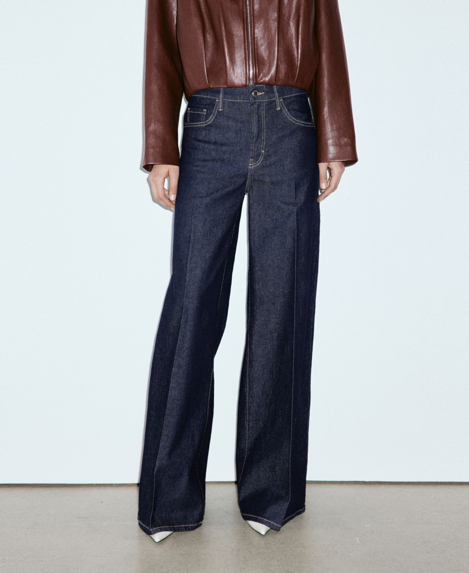 Women's Elise High-Waisted Wide-Leg Jeans