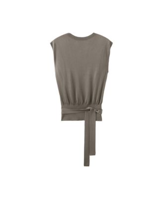 Women's Belted Knit Vest