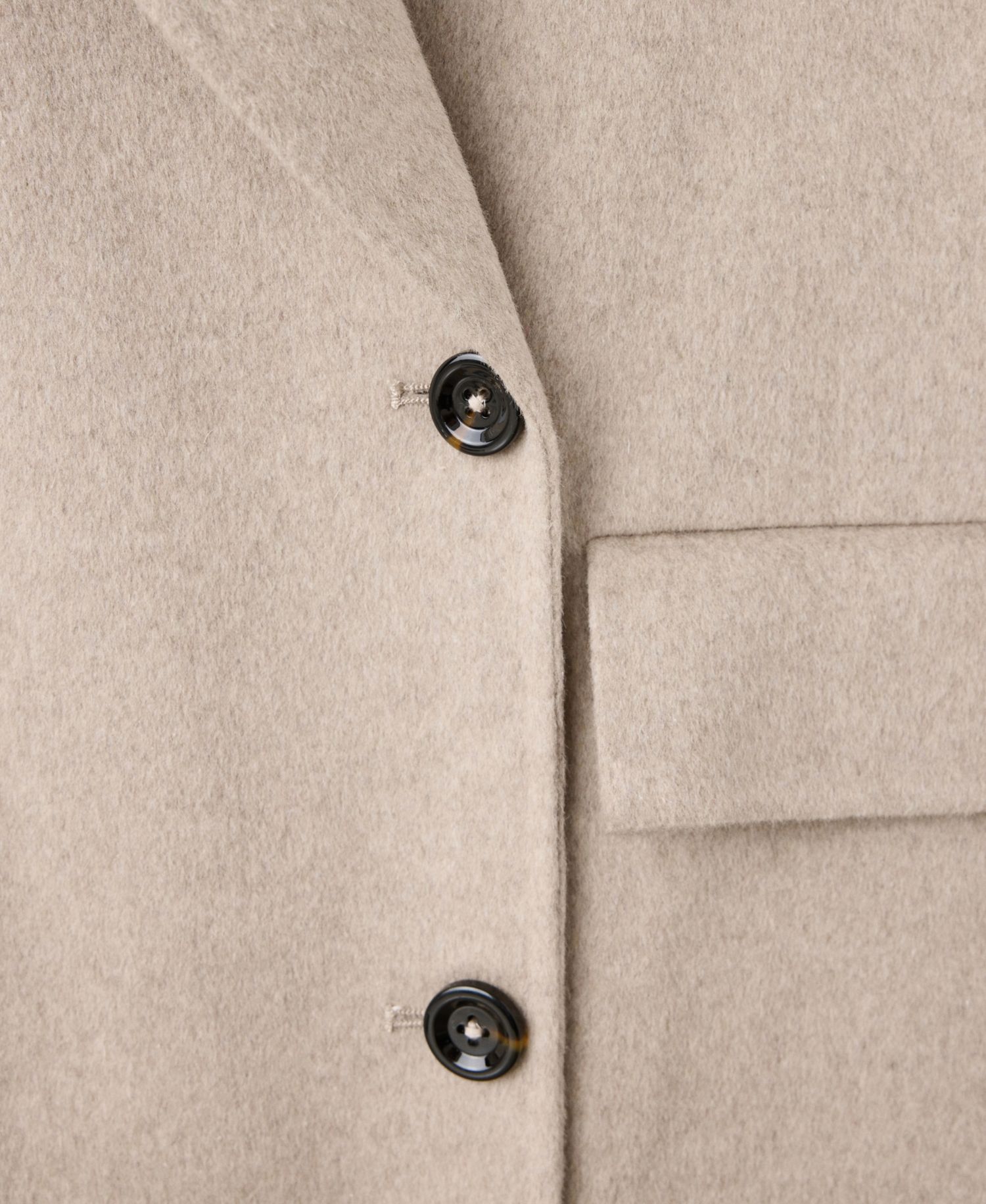 Women's Wool-Blend Double-Breasted Coat