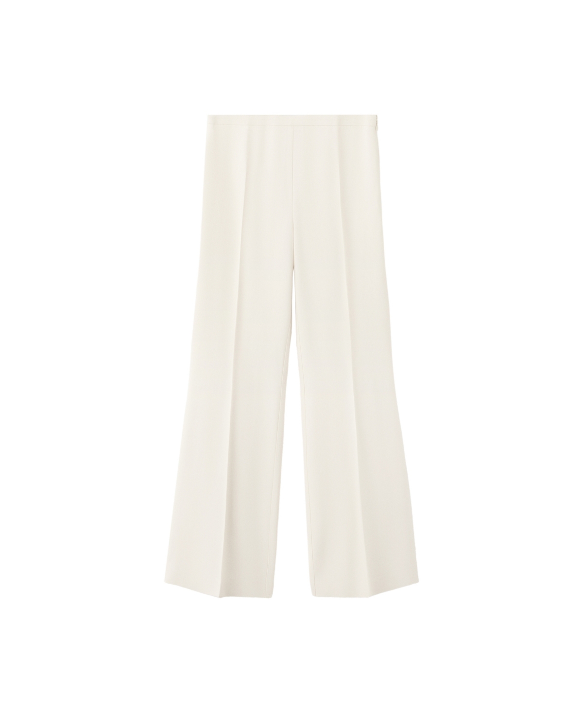 Mango Women's High-Rise Straight Suit Pants - Vanilla