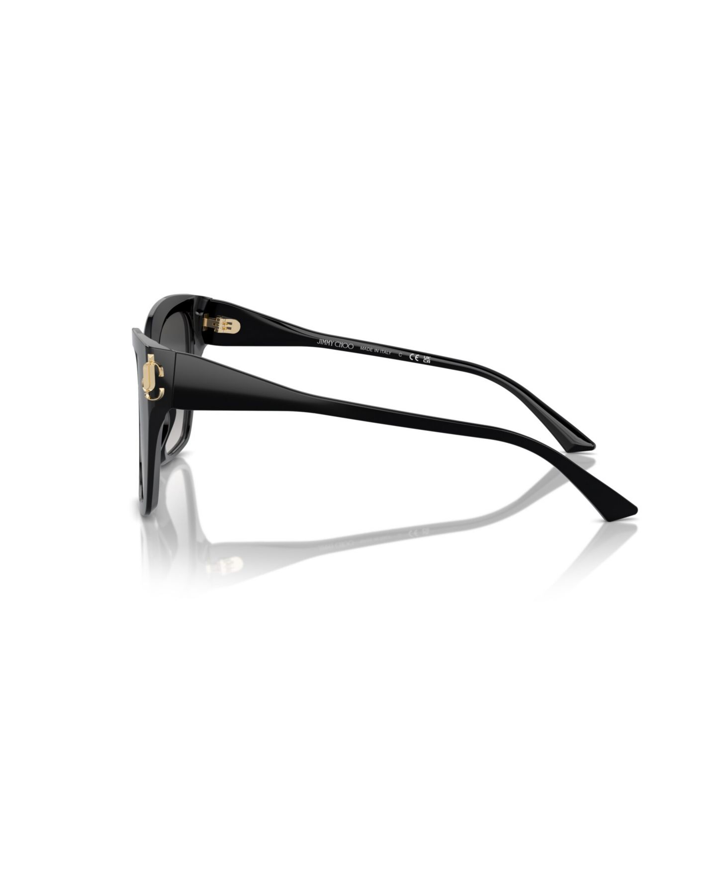 Женские солнцезащитные очки Jimmy Choo Sunglasses, JC5012, цвет: Чёрный — фото 3