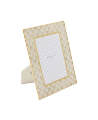 Mocha Check 5" x 7" Glass Frame
