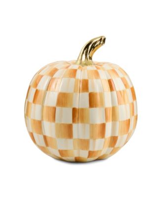 Amber Check Medium Pumpkin