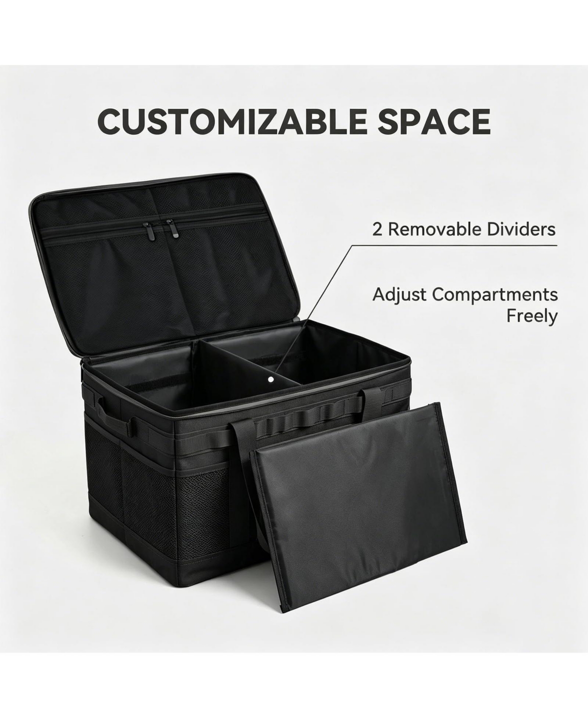 Piscifun Waterproof Foldable Camping Storage Bag Utility Tote With Axe Holder Outdoor Organizer For Hiking Picnic Bbq