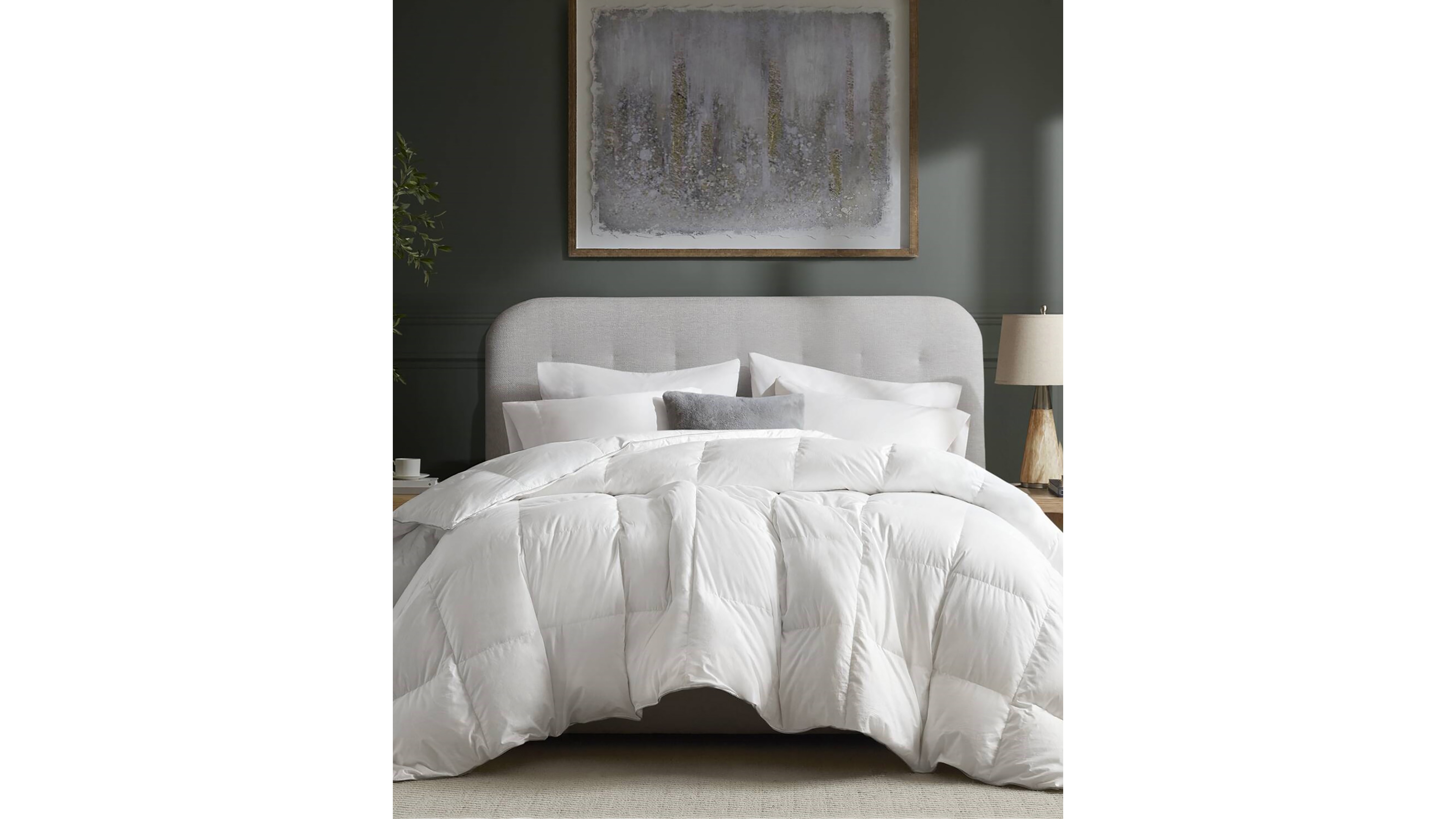 Harbor House White Goose Down Cotton Shell Comforter, King/California King