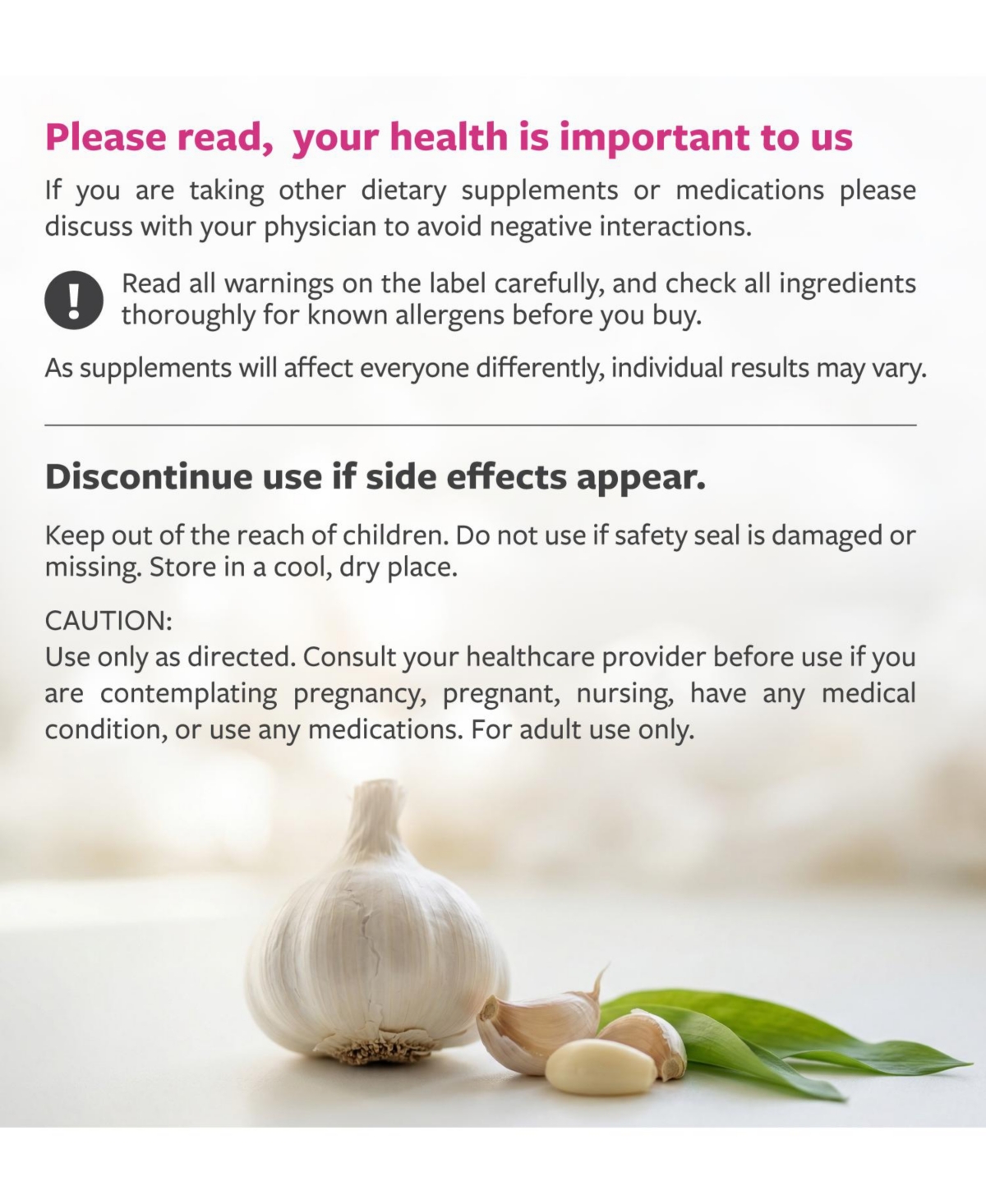 Pure Co Garlic Extract Capsules, 25:1 Garlic Extract, 12,500 Milligram Herbal Equivalent, 120 Capsules