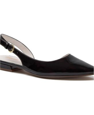 Women's Leather Slingback Low Heels