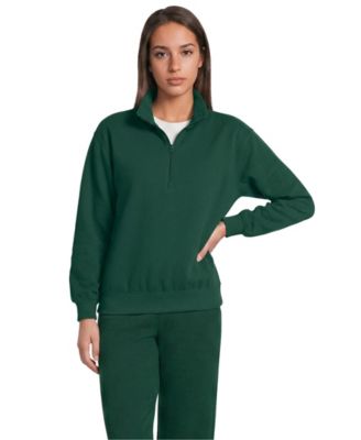 Women's Serious Sweats Relaxed Quarter Zip Pullover Sweatshirt