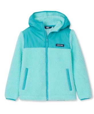 Kids High Pile Fleece Hooded Jacket
