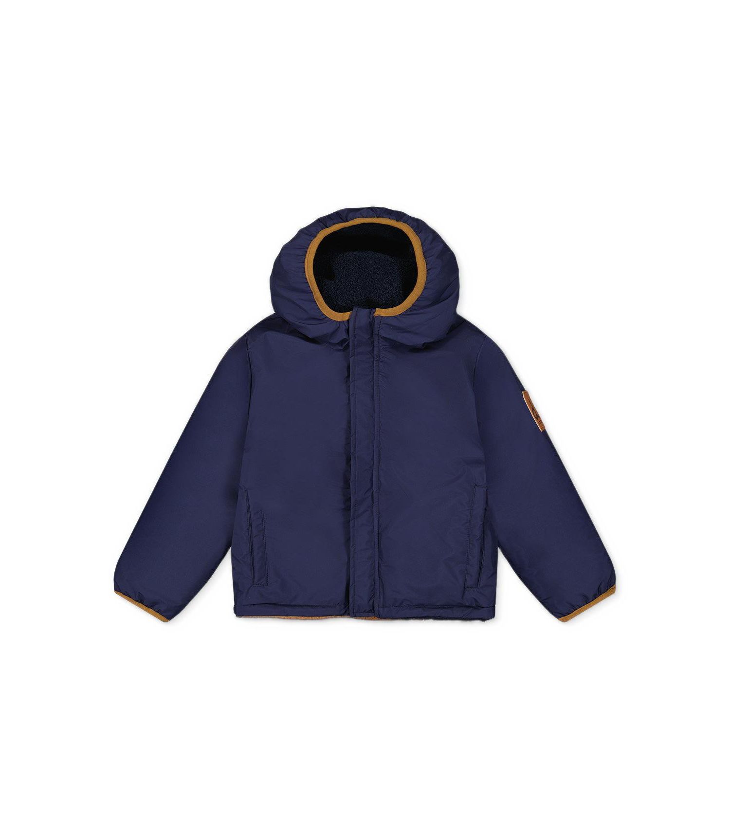 Baby Boys' Reversible Sherpa Water-Resistant Jacket