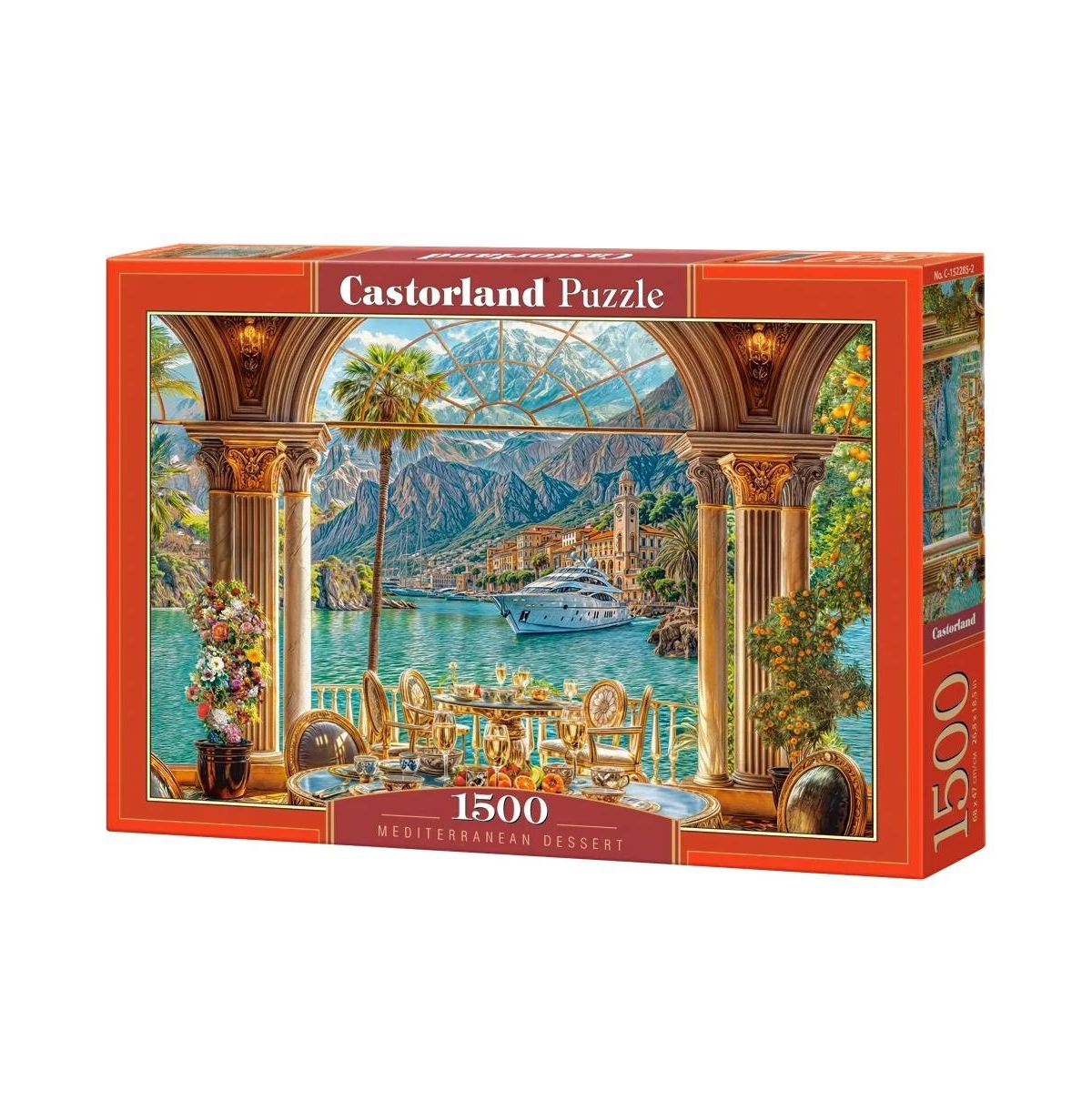 Castorland Mediterranean Dessert Art Collection 1,500-Piece Jigsaw Puzzle, Ages 14+