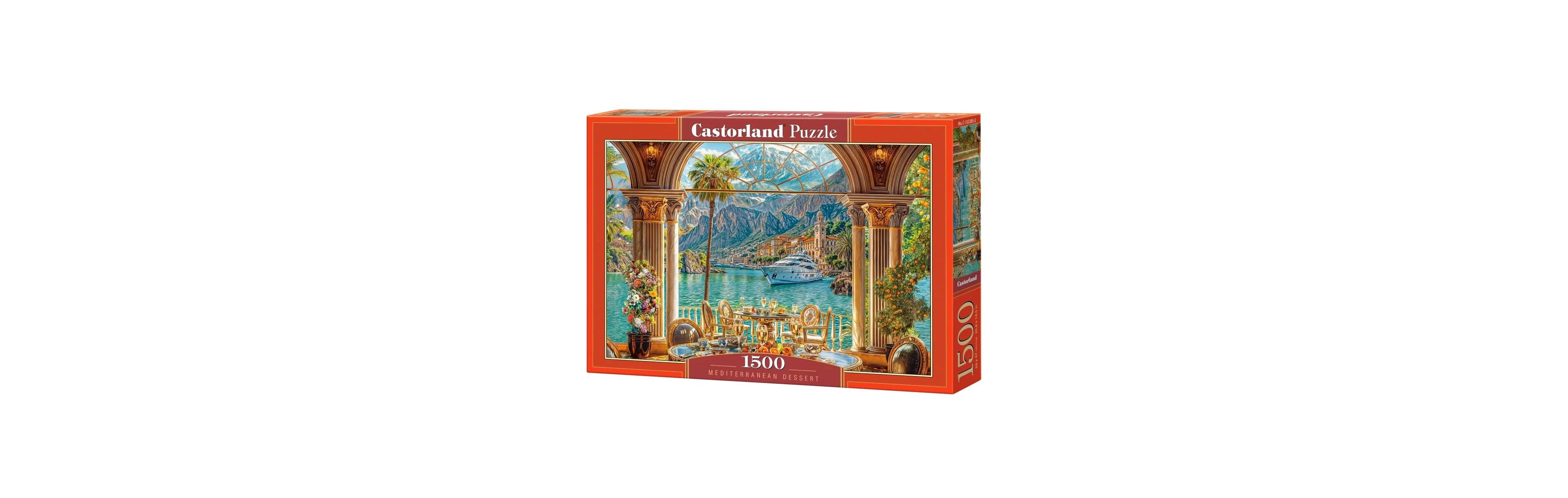 Castorland Mediterranean Dessert Art Collection 1,500-Piece Jigsaw Puzzle, Ages 14+