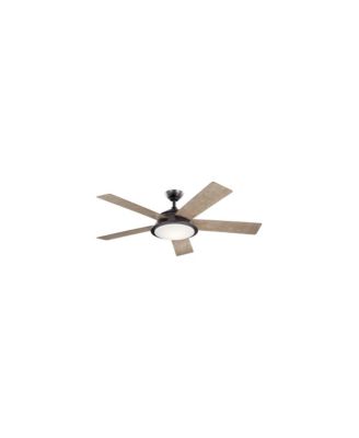 56 Verdi Anvil Iron LED Damp Rated Ceiling Fan with Remote