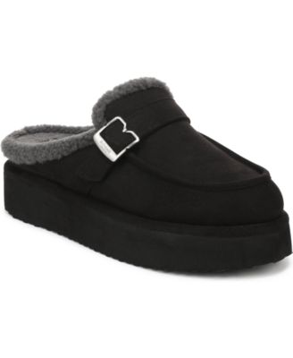 Women's Chill Cozy Platform Faux Shearling-Lined Mule Clogs