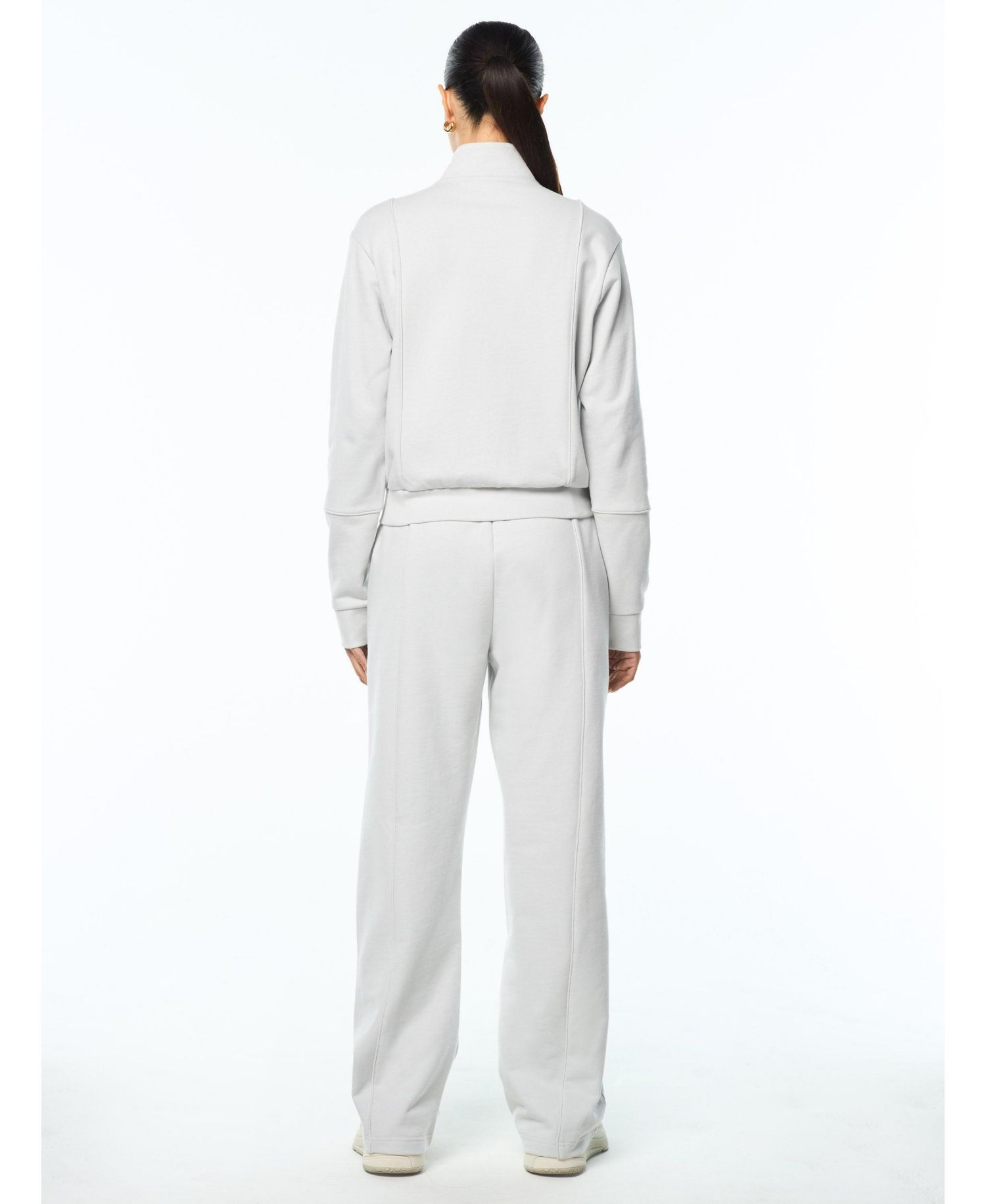 Women's Lineo Mock-Neck Premium-French-Terry Track Jacket
