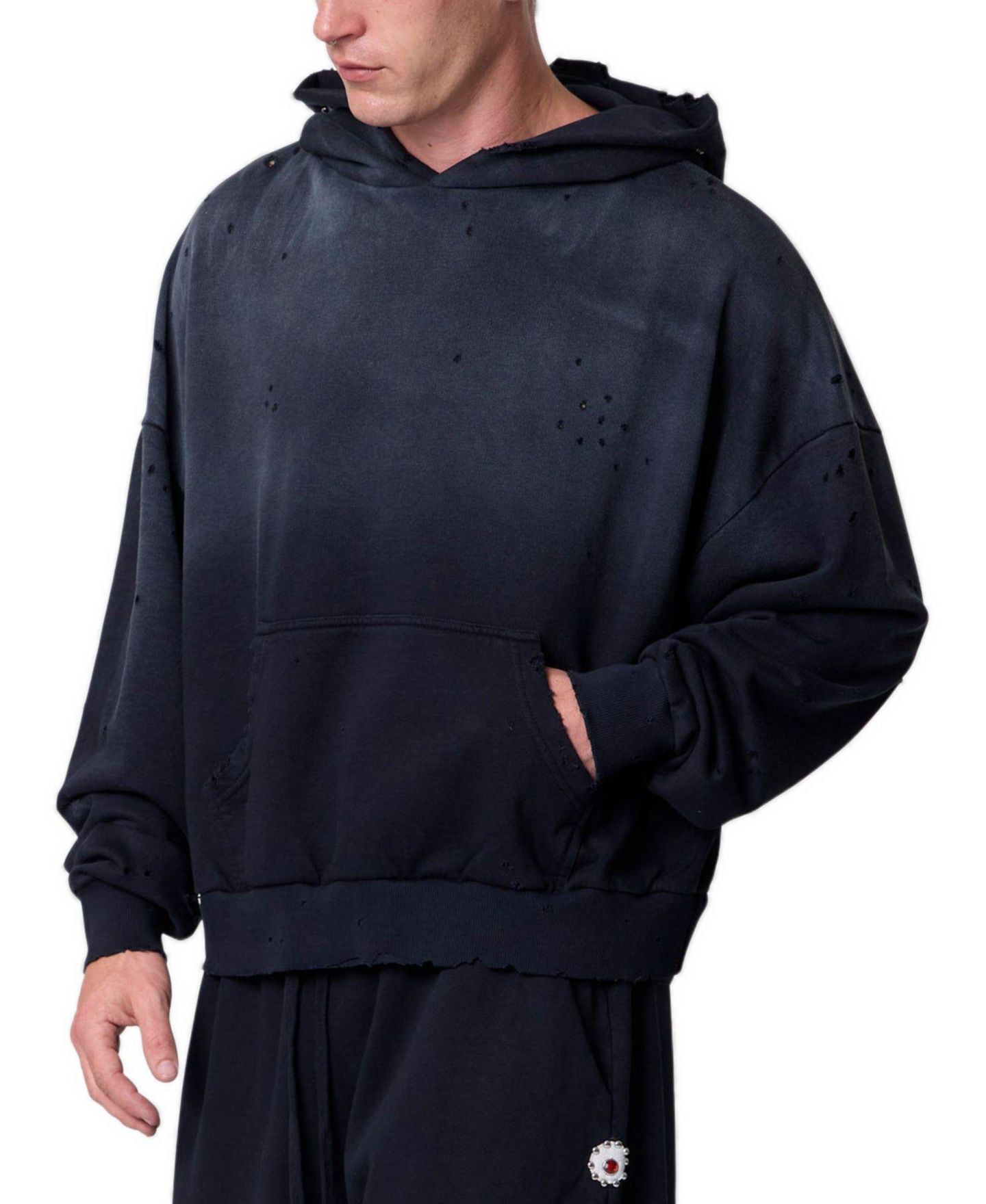 Мужское худи mnml Mojave Oversized Distressed — фото 3