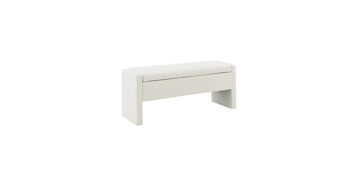 Flynama Linen Storage Bed End Bench - Beige