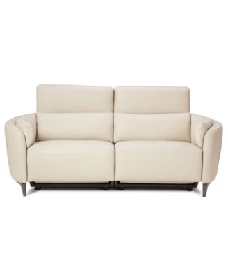 Placido Leather 2-Piece Power Motion Sofa
