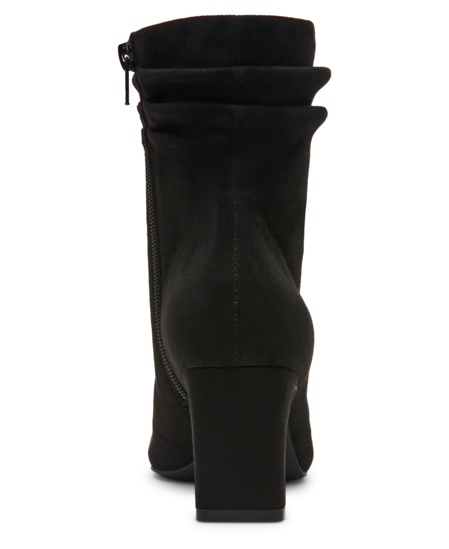 Женские ботинки Anne Klein Cabrini Block Heel Square Toe Booties, цвет: Чёрный — фото 3