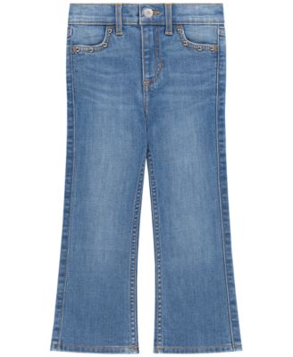 Toddler Girls' 2T-5T Sparkle Low-Rise Bootcut Jeans