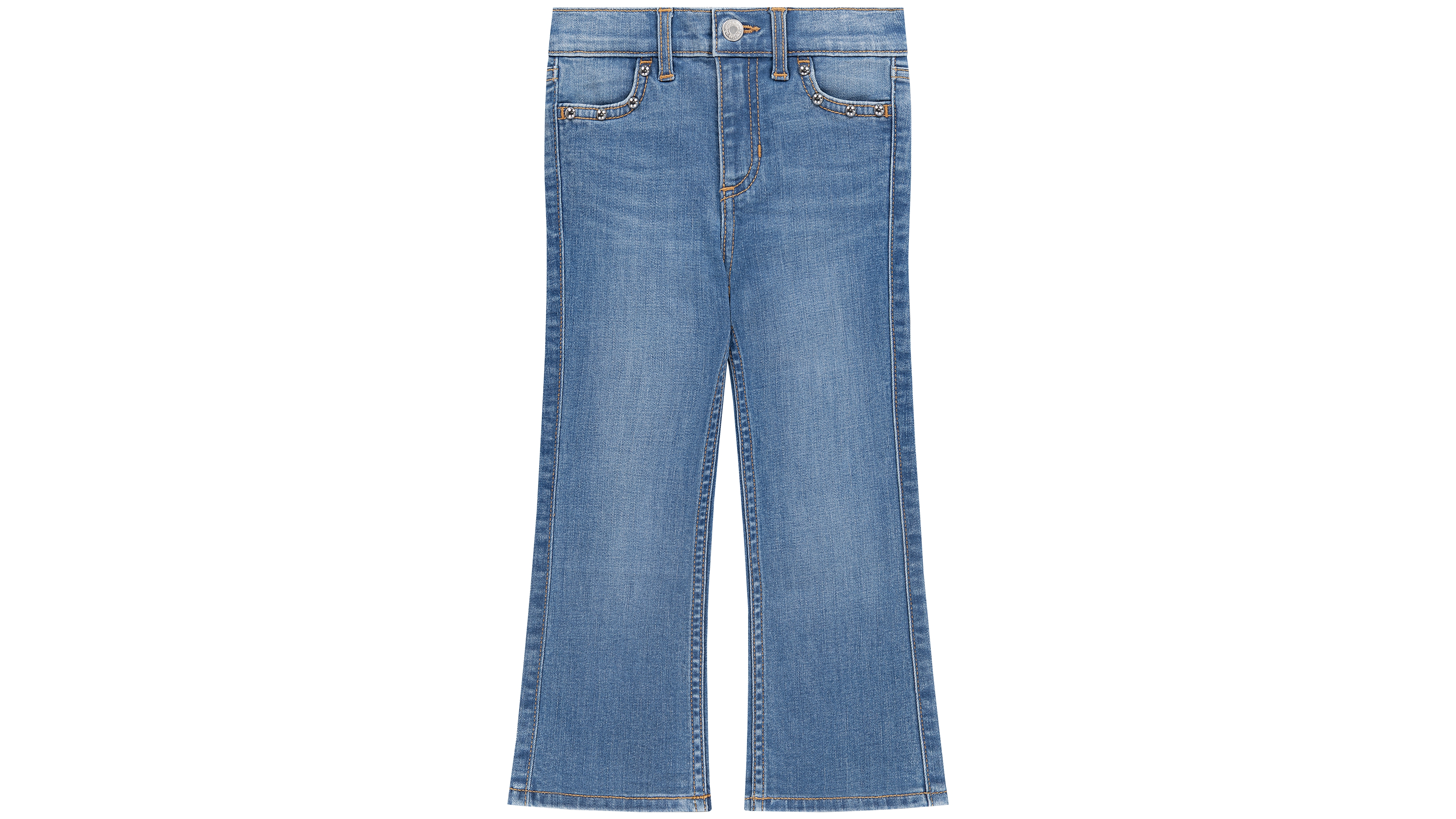 abercrombie kids Toddler Girls' 2T-5T Sparkle Low-Rise Bootcut Jeans
